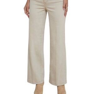 L’Agence Scottie Wide-Leg Jeans Size 28 ( biscuit)